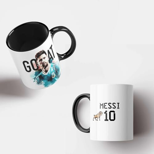 KAWAINK Lionel Messi 10 - Mug Goat Black & White Mug