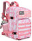 Lovelinks21 Taktischer Assault-Rucksack, 45 l, 3-Tages-Angriffspack mit Molle, wasserdichter Rucksack für taktische Rucksäcke, Pink Coral, Large, Rucksack