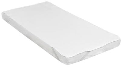 Kikkaboo Babybett-Matratzenschoner 80 x 50 cm wasserdicht waschbar Gummibänder, Größen:50 x 80 cm