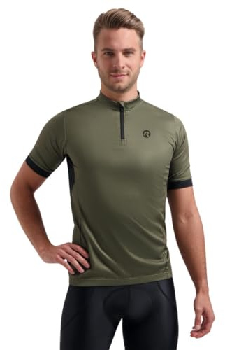 Rogelli Core - Radtrikot Kurzarm - Radtrikot für Rennrad - Herren | 3 Rückentaschen - Atmungsaktiv - Rundhals - Kurzer Reißverschluss - 3 Rückentaschen - Kurzarm - Temperatur 15 - 30 °C