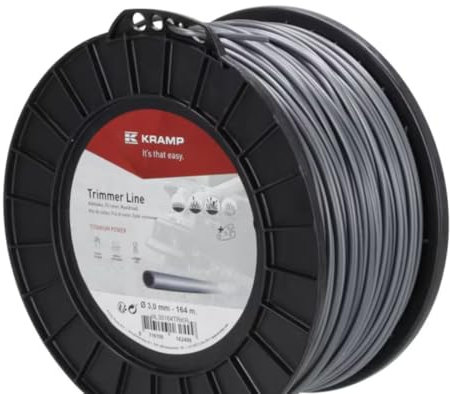 NL30164TRKR Filo decespugliatore Ø 3 mm 164m rotondo Titanium Power grigio Kramp