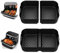 HOMELYLIFE Air Fryer Silicone Liners for Ninja DZ071 7-QT DualZone Megazone Air Fryer, 2 Pcs Liners for Dual 3.5QT Baskets and 1 Pcs Liner for 7-QT Megazone Basket, 3 Pcs Air Fryer Accessories