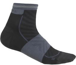 Icebreaker W Mer Run+ Ultralight Mini BLACK/GRAPHITE - L