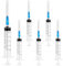 20 Stück 5 ml/cc Plastiktube 23G (0,6 x 25mm), Mehrzweck-Messwerkzeuge, Einzeln verpackt