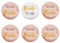 6 Stück JGA Braut Buttons Set mit Bride to Be Buttons Team Braut Buttons Anstecker Rosa Jga Accessoires Frauen Junggesellenabschied Frauen Accessoires für Polterabend Hochzeitsfeier Engagement Party