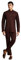 SKAVIJ Men's 2 Pieces Cotton Set Henley Shirt Long Sleeve and Casual Beach Pants Summer Yoga Outfits Brown_L
