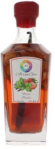 Arran'Gin - Fraise-Basilic - Gin arrangé - 23.4° 70 cl