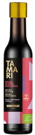 BENVOLIO Studio - Tamari Salsa di Soia Senza Glutine BIO | 250ml | Gusto Ricco ed Intenso - Fermentazione Naturale - Tradizione Giapponese - Ideale per Zuppe, Marinature, Insalate (TAMARI BIO)