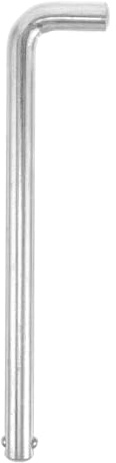 Fitnessgeräte Sicherungsstift für Gewichtsstapel und Maschinen, Silber