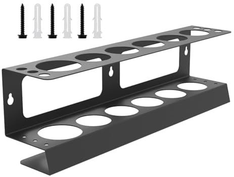 Grease Tube Holder | Spray Bottle Storage - Wall Mount Spray Can Organizer for Sealing Service Nozzle Car Detailing Garage Workshop