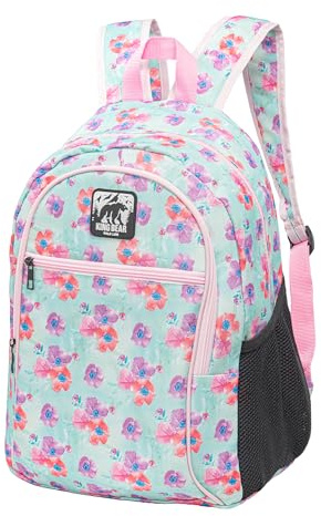 King Bear WL | Kinder Schulrucksack für Jungen Mädchen | 20 L Volumen | 3 Fächer für Grundschule & Weiterführende Schule | Wasserabweisend | Tagesrucksack