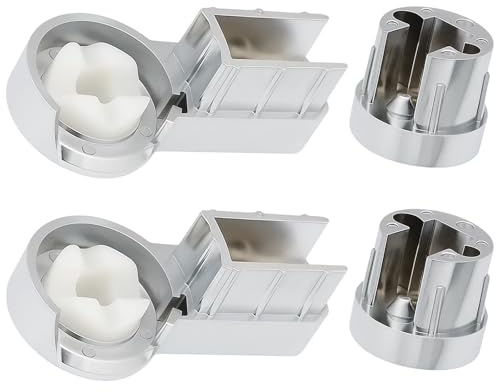 2Pcs Shower Screen Hinges, Glass Door Hinges for Bath Shower Screens, 2 Pack Plastic Pivot Hinges, 37mm x 75mm, Easy Installation for Bathroom Upgrades