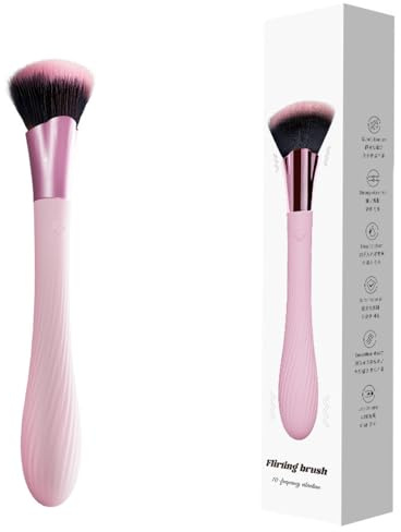 Seckoe Makeup Brush Vibrator für Frauen, leiser G Punkt Vibratorensets für Frauen Klitoris mit 10 Vibrationen, diskretes Sexspielzeug für die Frau & Paare, wasserdicht, wiederaufladbar