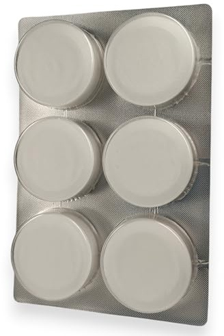 Entkalkungstabletten für Miele Kaffeevollautomat, 6 Stück, 50 Gramm | Entkalkungstabs für Kaffeemaschinen und Espressomaschinen, 6 Entkalkungstabletten 50 Gramm (6 Stück)