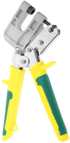 LRXIYODE 1pièce Pince à Sertir pour Ossature Métallique Acier Pince de Préhension Antirouille Main Outil Ergonomique pour Fixation de Rails de Plafond