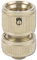 REHAU Wasserstop 19mm 3/4, praktischer Steckverbinder mit Aquastop, hochwertiges Messing, zuverlässiger Halt, einfacher Wechsel