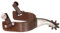 Tough 1 Damen Sporen Antik Braun und Edelstahl