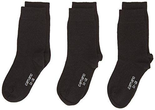 Camano Kinder 3er Pack Socken mit verstärkter Ferse und Spitze Jungen & Mädchen Strümpfe