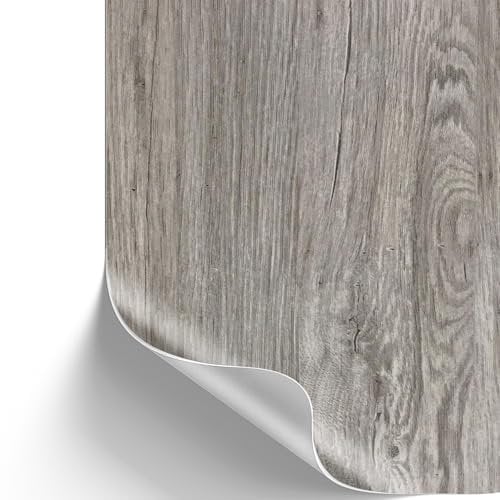 Rohr-Trading.SURFACES [12,56€/m²] Klebefolie Holz-Optik 200 x 67,5cm I Selbstklebende Folie für Möbel Küche & Deko I Selbstklebefolie hitzebeständig & abwaschbar I 3D Holz-Maserung Dekor (Kalk-Esche)