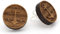 NaturSchatulle Holzohrringe Anker Gravur 15mm Holzschmuck Holz Ohrringe 925 Sterling Silber I natürliche Ohrschmuck Ohrstecker Damen