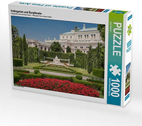 CALVENDO Puzzle Volksgarten und Burgtheater 1000 Teile Lege-Größe 64 x 48 cm Foto-Puzzle Bild von Karl Heindl