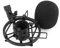 SUNMON SM58 Microphone Shock Mount Holder with Foam Windscreen for Absorbe Vibration and Noise, Pop Filter Suitable for SM58-LC, SM58-CN Dynamic Mic