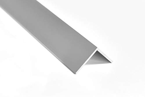 nielsen Aluminium L-Shaped Angle Profile - Matt Anodized, 2000x50x50 mm, 2mm Thick, 2m Length – Corner Trim, Edge Protection, Decorative Finishing