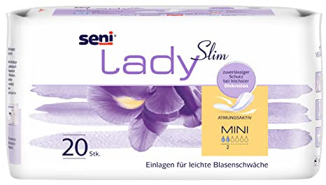 Seni Lady Slim Mini - Inkontinenzeinlagen bei häufigen Harndrang und Blasenschwäche