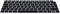 kwmobile Silikon Tastaturschutz für Apple MacBook Air 13 2018 2019 2020 A1932 - QWERTY Russisch Keyboard Cover Abdeckung - Schwarz