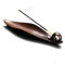 9 Length Incense Stick Holder with 3 Holes, Ceramic Incense Ash Cather for Counters, Meditation Room, Yoga, Home, Office (Brown)