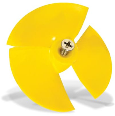 Dolphin Original-Ersatzteil - Impeller mit Schraube (gelb) DC44 - Teilenummer 9995269-R1