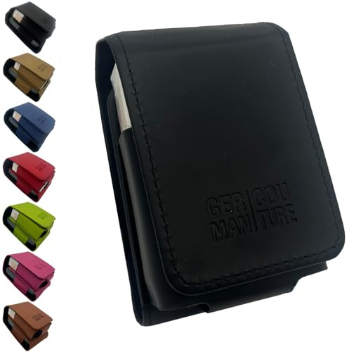 GC German Couture Carry Case Etui kompatibel mit ploom X Advanced Tabakerhitzer u. evo Sticks Zubehör Schutzhülle (Schwarz)