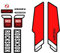 Adesivi compatibili con forcella Rock Shox Reba mod-2 29''