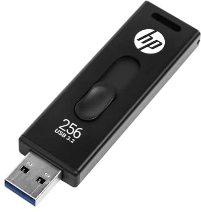 HP x911w USB SSD 3.2 Flash-Laufwerk 256GB, 410MB/s Lesegeschwindigkeit, 300MB/s Schreibgeschwindigkeit, Push-und Pull-Design