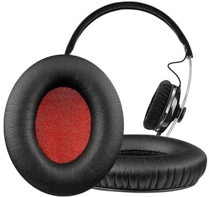 SOULWIT Earpads Replacement for Sennheiser Momentum 1/2/HD1 On-Ear Headphones, Ear Pads Cushions with Noise Isolation High-Density Foam