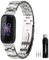 Gheper Metall Uhrenarmband Kompatibel mit Fitbit inspire 3 Edelstahl Armband Ersatz für inspire3 Smartwatch Zubehör für Damen Herren