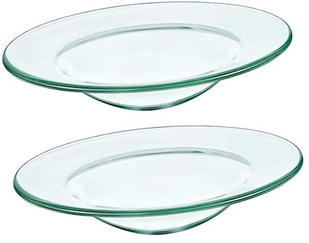 GLEAVI 2stücke Duftwärmer-einsatzplatten Für Wachsschmelzer Wiederverwendbar Duftwärmer-einsatzschalen Für Aromatherapie-lampen Wachsschmelzer-einsätze Für Elektrische Wachswärmer Öl Und