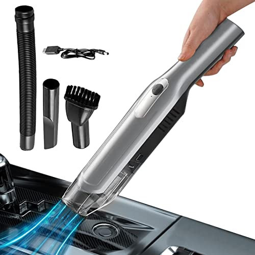 Decorhome Handheld Car Vacuum, 19800Pa High Power Suction Cordless Rechargeable Vacuums Cleaner for Car, Car Vacuum Cleaner Cordless for Keyboard Car Dashboard, Portable Wireless Vacuum Cleaner