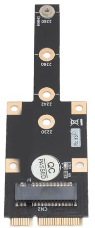 Adaptateur de clé Mini PCIe vers M.2 M, Convertisseur pour SSD M.2 2230 2242 2260 2280, Adaptateur Mini PCIe, Plug and Play, Installation Facile