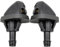 NEGRO 3-teiliges Scheibenwaschdüsen-Set for vorne und hinten, dreifache Waschdüse, passend for VW, passend for T25, T3 Vanagon Upgrade Scheibenwaschdüse