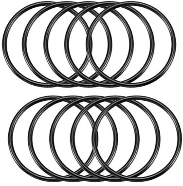 TA-VIGOR 10 Stück Nitrilkautschuk-O-Ringe - 56mm Außendurchmesser × 50mm Innendurchmesser × 3mm Dicke - Dichtungsring-Set Für Schlauch, Armatur, Automobil & Sanitär - Metrisches Dichtungssystem