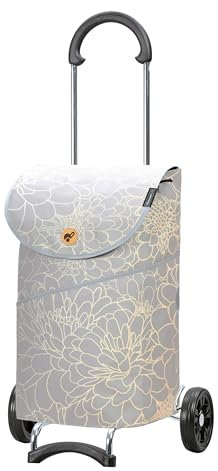 Andersen Einkaufstrolley - klappbar - 46 Liter - belastbar 40 kg - Stahlgestell - mit Kordelzug & Klett - Seiten- & Innentasche - Trolley - Rad Ø 15 cm - Scala Shopper Mix Collection A26