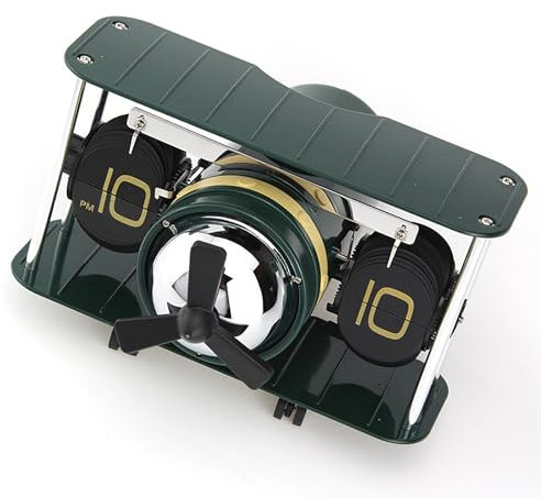 STMKB Reloj Automático De Paso De Página, Reloj Modelo De Hélice De Caza Retro, Estilo Novedoso, Cronometraje Preciso, Decoración del Hogar Multifuncional