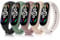 ZGCE 5 pezzi cinturino per Xiaomi Mi Band 7 cinturino donna uomo morbido silicone bracciali impermeabile sport cinturino di ricambio regolabile per Xiaomi Mi Smart Band 7