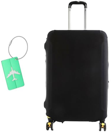 Shengxi Koffer Schutzhülle, Elastisch Kofferhülle Reise Kofferschutzhülle Waschbar Kofferschutzhülle 18-32 Zoll Kofferbezug Gepäck Cover Luggage Cover mit 1 Gepäckanhänger (L:26-28 Inches)
