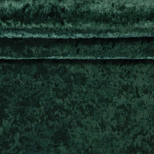 Pannesamt Samt-Stoff ab 0,5m Velvet Dekostoff Kostümstoff Panné Samt glänzend Farbwahl, Farbe:19-5513 dunkelgrün