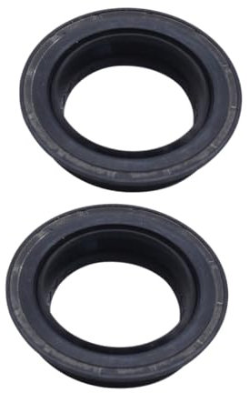 2 Stk vordere innere Wellendichtung Vorderachsdichtung Auto-Modifikationsteil vordere innere Achsdichtung Automobil innenlager bearings Ersatzdichtung Auto Achsdichtung Gummi Black ULTECHNOVO