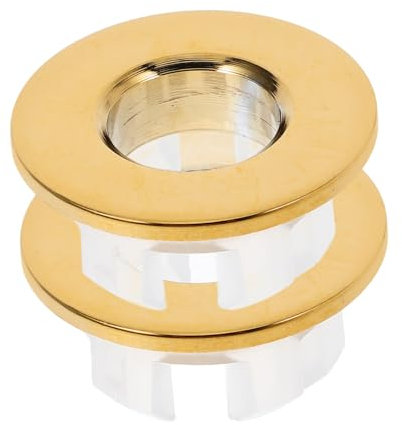 OSALADI 2 Stück Universal-badezimmer-waschbecken-überlaufabdeckung, Kupfer-waschbecken-ablaufring Für Waschbecken-überlaufloch, Waschbecken-überlauf-zierring Für Badezimmer-küchenspülen