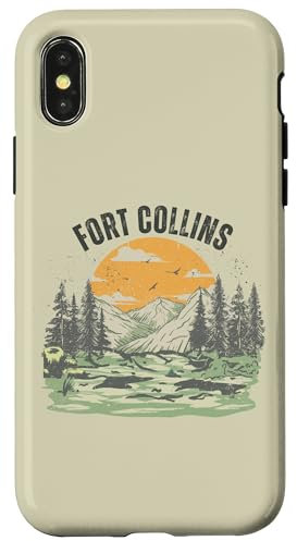 Hülle für iPhone X/XS Berge & Wildtiere im Freien Fort Collins Colorado