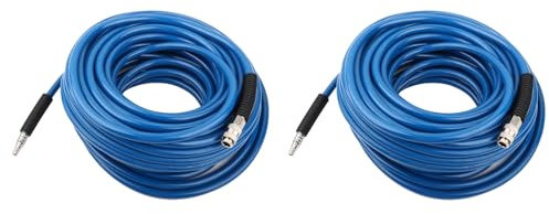 2PCS 30M PVC High Pressure Air Compressor Hose 300psi Overseas Warehouse Specialized European Quick Coupling